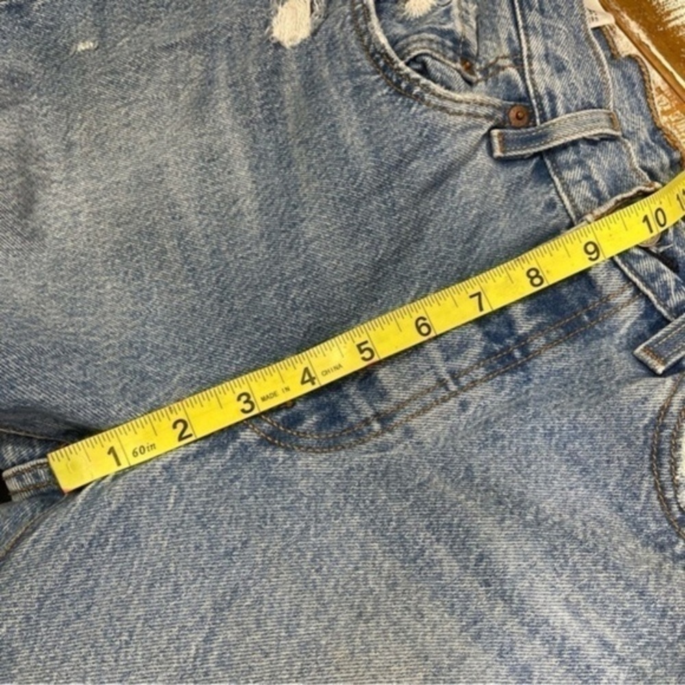 Levi’s® 501 Women’s distressed Jean Size 27 Color Blue Wash - Picture 9 of 14